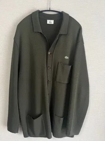 Lacoste 올리브 가디건