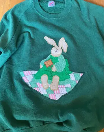 90s JARZEES 맨투맨 다크 그린 XL