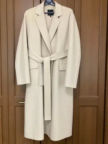 띠어리 캐시미어 더블 페이스 롱 코트