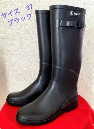 AIGLE 에이글 롱 부츠 블랙