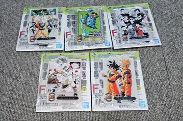 드래곤볼 제일복권 아크릴 스탠드 5개 세트 F상