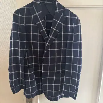 ETHOMAS 체크 무늬 비즈니스 자켓 M MORLES