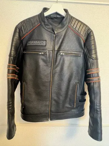 URBAN BARON 가죽 자켓 블랙