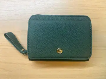 그린 접이식 지갑