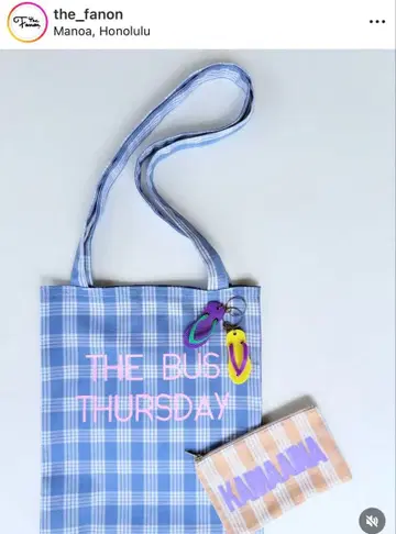 the fanon 토트백 [ THE BUS THURSDAY ]