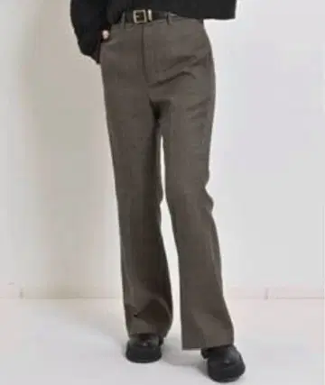 라빠르망 CHECK FLAR PANT