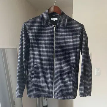 BEAUTY&YOUTH 네이비 계열 체크 자켓