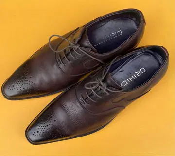 다크 브라운 윙 칩 드레스 신발 MADE in Japan