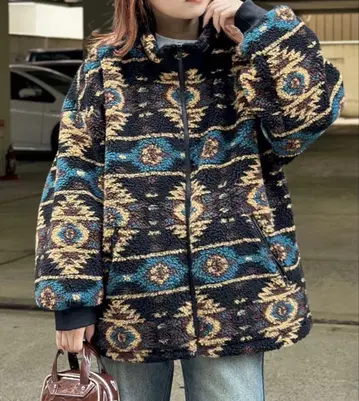 cpcm 리버서블 보아 블루종