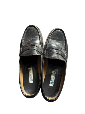 HARUTA 블랙 로퍼 25cm