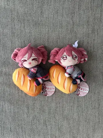 카사네테토 프랑스빵 봉제 인형 전 2종 컴플리트 세트