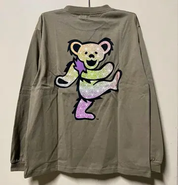 새상품 HEMP LEAF PATTERN DEADBEAR 롱 T셔츠 bm