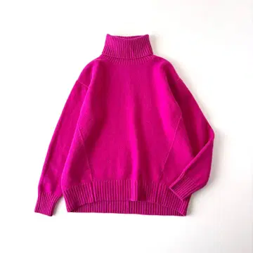 컨디션 최상 유나이티드 애로우즈 울 캐시미어 터틀넥 니트 스웨터