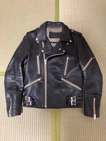 fuudobrain 가죽 더블 라이더 자켓 34