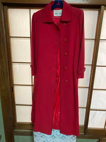 honeybelle 레드 롱 코트