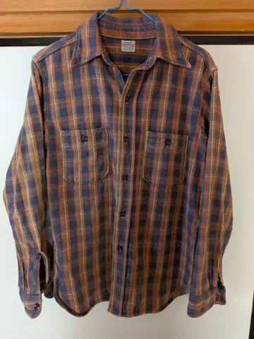 웨어하우스 플란넬 셔츠 사이즈 M