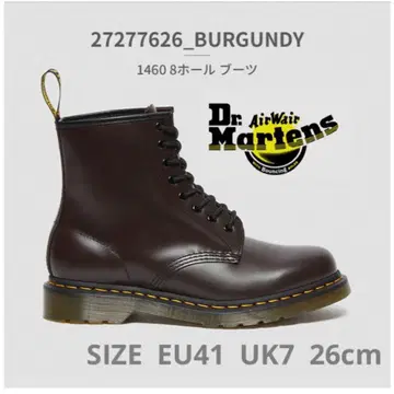 Dr.Martens 1460 버건디 26cm 8홀 부츠