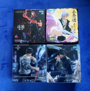 주술회전 고죠 사토루 스쿠나 후시구로 메구미 후시구로 진지 피규어 세트