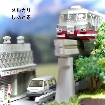 메이테츠 이누야마 모노레일 철도 디오라마 전시대 N 게이지 철도 모형