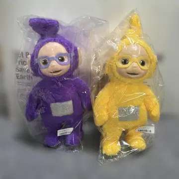 텔레토비즈 봉제 인형 세트 보라색과 옐로우 컬러