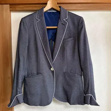 ORIHICA 그레이 파이핑 테일러드 자켓 13R