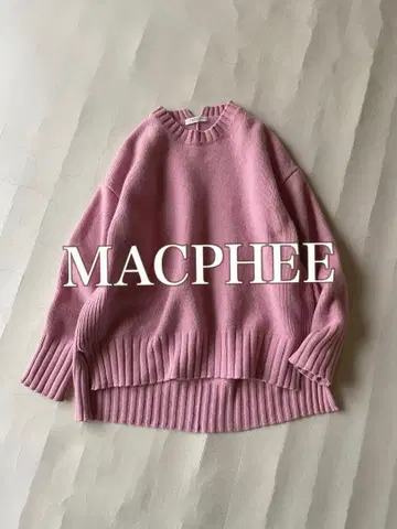 투모로우랜드 MACPHEE 울 캐시미어 크루넥 니트