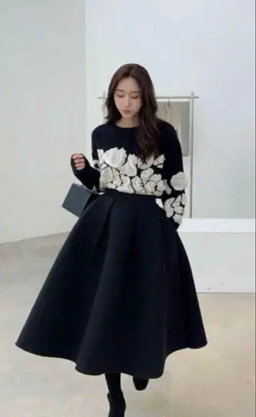 벌스데이 바쉬 벌룬 스커트 블랙 BB