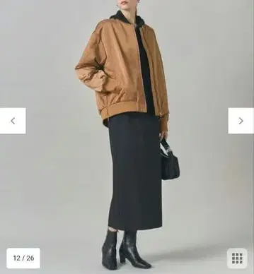 icb [세탁 가능] 매트 새틴 MA-1 블루종