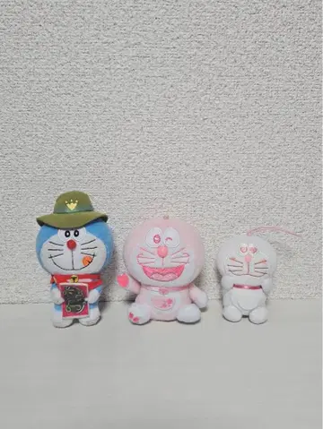 도라에몽 봉제 인형 마스코트 3종 세트