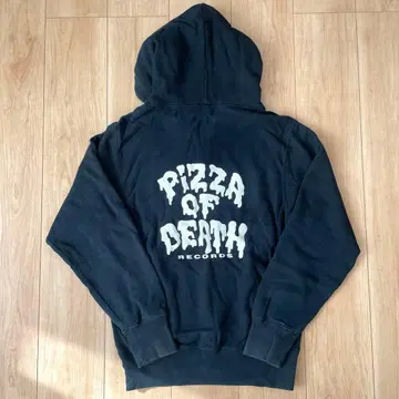 PIZZA OF DEATH RECORDS 지퍼 후드티 SMALL