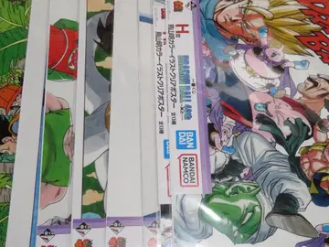 제일복권 40th 드래곤볼 클리어 포스터 8장 세트 DB