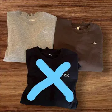 alo 맨투맨 트레이닝복 2종 세트
