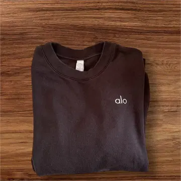 alo 맨투맨 트레이닝복 브라운