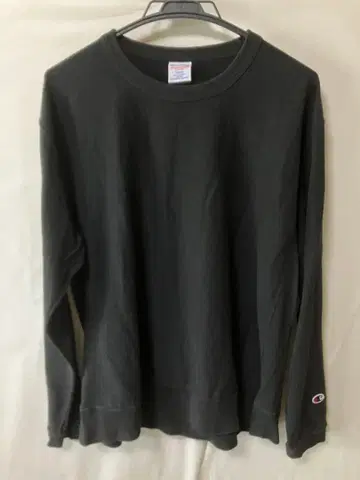 Champion 챔피온 리버스 위브 맨투맨 롱티 블랙