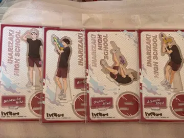 하이큐 이나리자키 물놀이 아크릴 스탠드 4개 세트