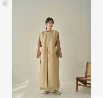 Eaphi jacquard long vest