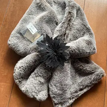 치카자와 레이스 에코 퍼 숄 미사용!