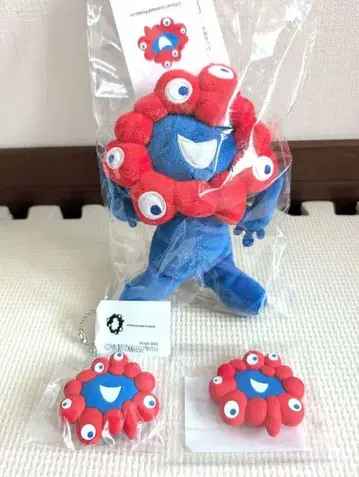 미야쿠미야쿠 마스코트 키체인 얼굴 마그넷 러버 입체 볼체인