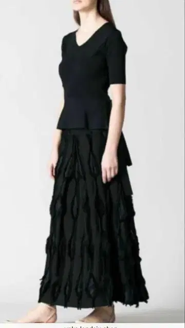 ADORE 아도어 웨이비컷 자카드 A라인 스커트 36 새상품급