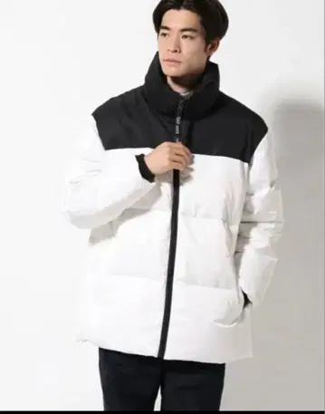 GAP 다운 자켓 XL 화이트 블랙