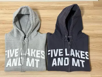 5LAKES AND MT 후드티 2색 세트