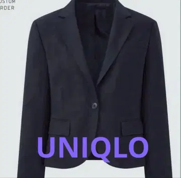 새상품 UNIQLO 네이비 정장 자켓