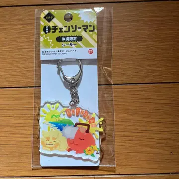 오키나와 한정판 시사 SD 아크릴 키링 포치타