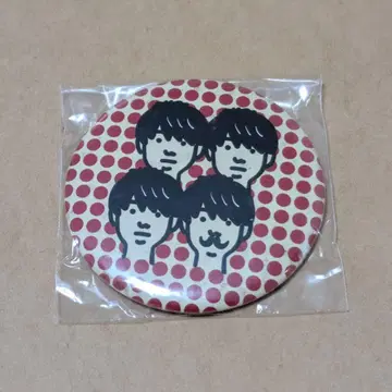 Officialdism 가챠 캔뱃지 레드 후지와라 사토시 약 5.5cm