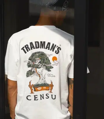 TRADMAN'S BONSAI x CENSU x mood 콜라보 T셔츠
