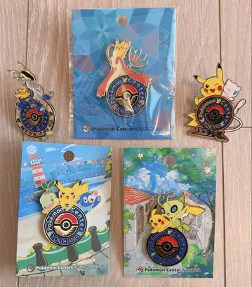 [ 미개봉 포함 ] 포켓몬 센터 한정판 로고 핀즈 5종 묶음 판매