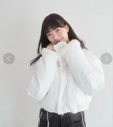 미개봉 새상품 리버서블 보아 충전솜 다운 코트