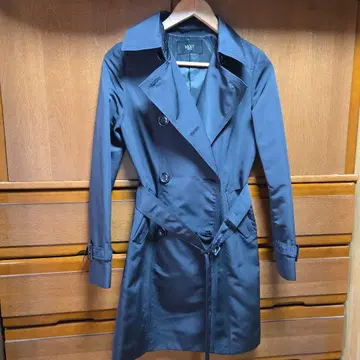 VICKY 블랙 트렌치코트