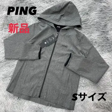 새상품 PING 핑 자켓 폴리에스테르 안감 메쉬 후드티 그레이 S