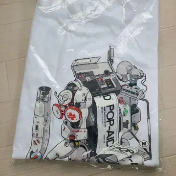 호시미야 토토 POP-AID 크라우드 펀딩 티셔츠 M 사이즈